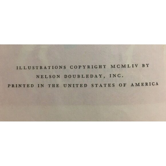 Grimm's Fairy Tales Junior Deluxe Edition 1954 Hardcover Nelson Doubleday - Picture 4 of 4